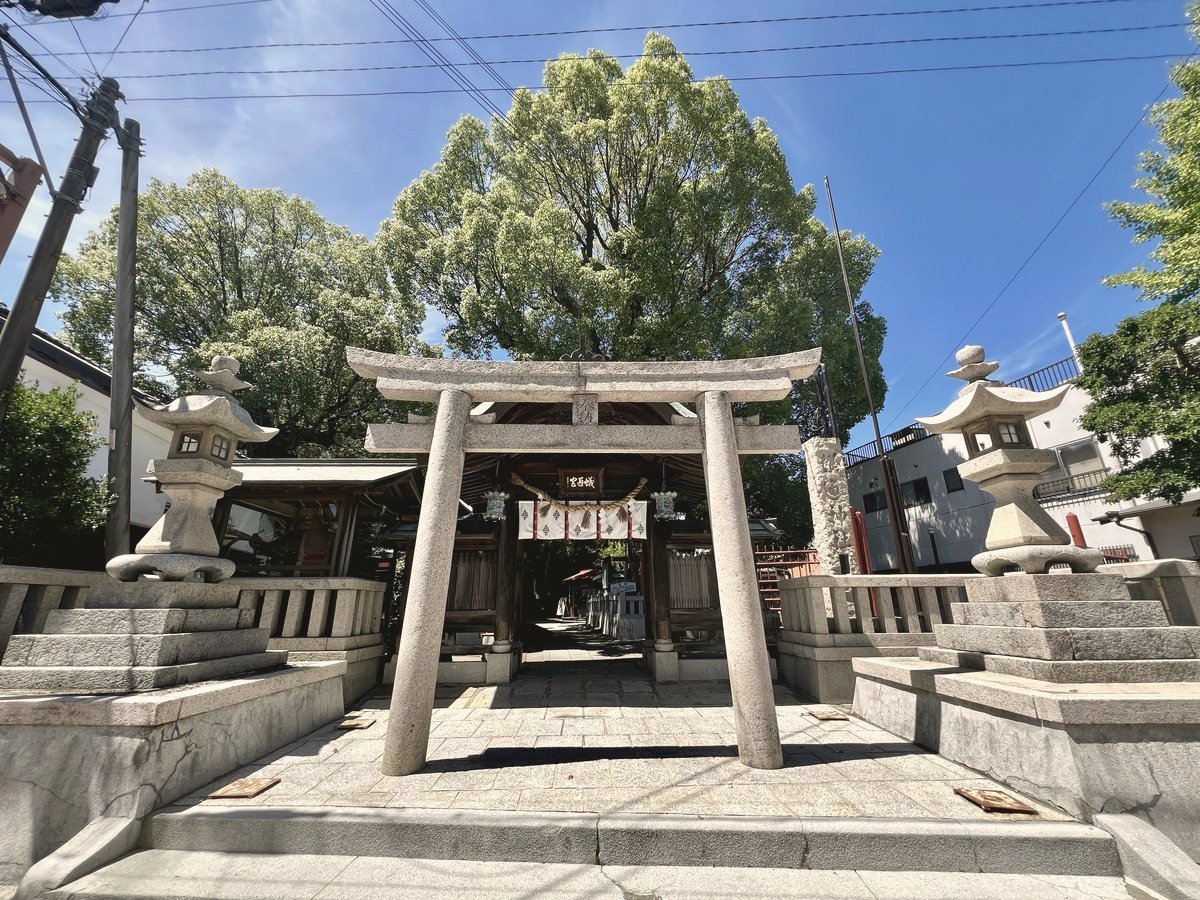 蟻通神社の鳥居